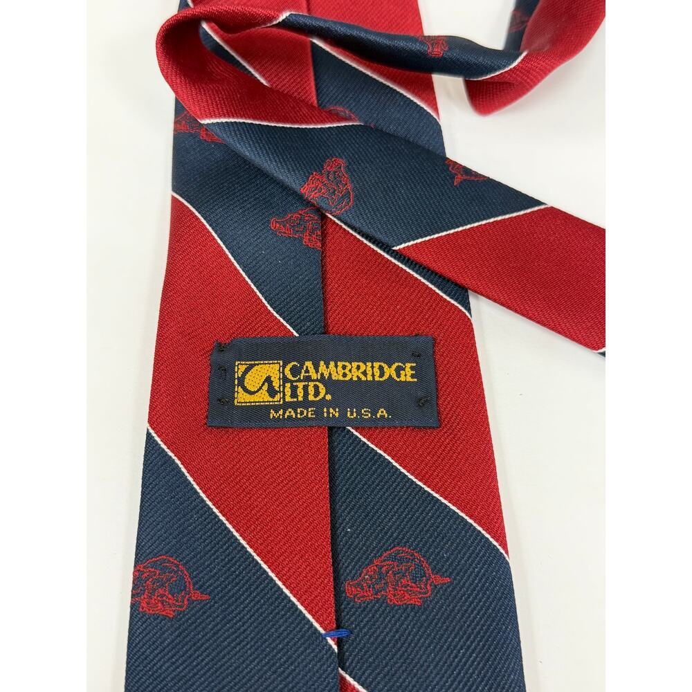 Arkansas Razorback Tie. MS112 - Picture 3 of 4